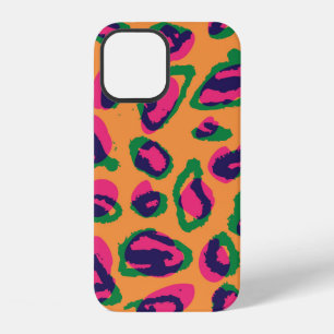Wasserfarben-Leoparden-Tierdruck-Illustration patt iPhone 12 Hülle