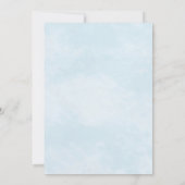 Wasserfarben Leuchtturm des nautischen Brautparty Einladung (Rückseite)