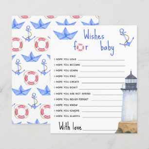 Wasserfarben-Leuchtturm - Wünsche für Kinder