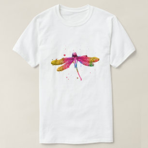 Wasserfarben-Libellen-Grafik Unabhängig T-Shirt