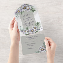 Wasserfarben Lila Blüten