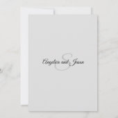 Wasserfarben Lila Lavendel Einladung (Rückseite)