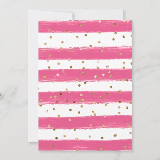 Wasserfarben Lila und rosa Blume Hochzeit Einladung (Rückseite)