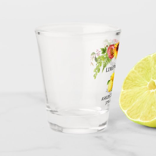 Wasserfarben Limonade Schnapsglas (Links)