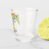 Wasserfarben Limonade Schnapsglas (Rechts)