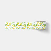 Wasserfarben-Limonen-Muster Satinband (Vorderseite)