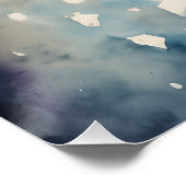 Wasserfarben Llama Nr. 1 Poster (Ecke)