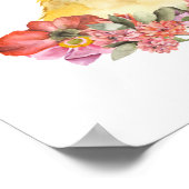 Wasserfarben Löwe, Safari Kinderzimmer Dekoration, Poster (Ecke)