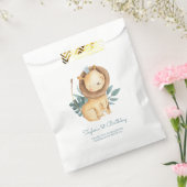 Wasserfarben Löwenprinz Tropische Blätter Geburtst Geschenktütchen (Versiegelt)