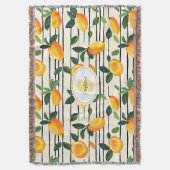 Wasserfarben-Mango-Muster mit grünen Blätter Decke (Vorderseite Vertikal)