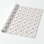 Wasserfarben-Mardi-Gras-Party Geschenkpapier (Ungerollt)
