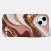 Wasserfarben-Marmor für iPhone 15 Case-Mate Hülle (Rückseite (Horizontal))