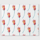 Wasserfarben - Maßgeschneidert Geschenkpapier (Flach)