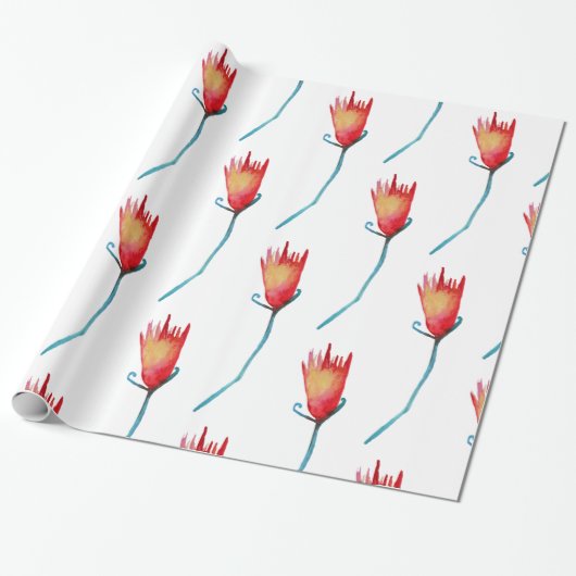 Wasserfarben - Maßgeschneidert Geschenkpapier (Ungerollt)