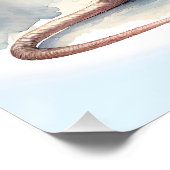 Wasserfarben-Maus-Umarmung Poster (Ecke)