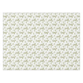 Wasserfarben-Mistletoe Winter-Pflanze Nahtloses Mu Tischdecke (Vorderseite (Horizontal))