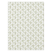 Wasserfarben-Mistletoe Winter-Pflanze Nahtloses Mu Tischdecke (Vorderseite)