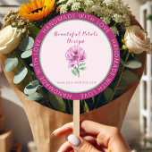 Wasserfarben mit Liebe und Mohngeschäft Runder Aufkleber