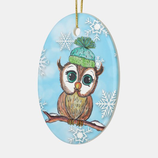 Wasserfarben mit Personalisierter Meldung auf der Keramik Ornament (Links)