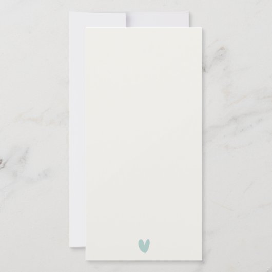 WASSERFARBEN MIT STRANDSCHUHE DANKESKARTE (Rückseite)