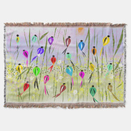 Wasserfarben-Moderne Vögel am Morgen  Decke