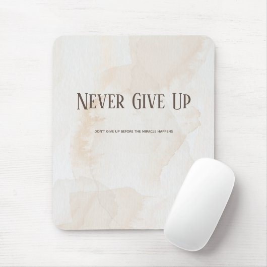 Wasserfarben-Motivationsangebot Mousepad (Mit Mouse)