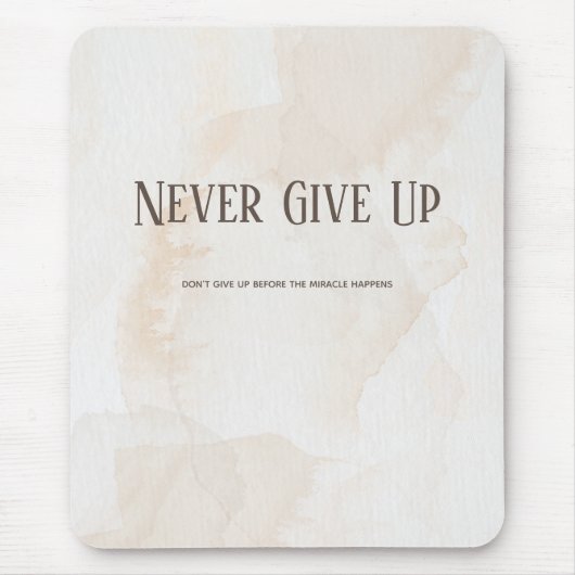 Wasserfarben-Motivationsangebot Mousepad (Vorne)