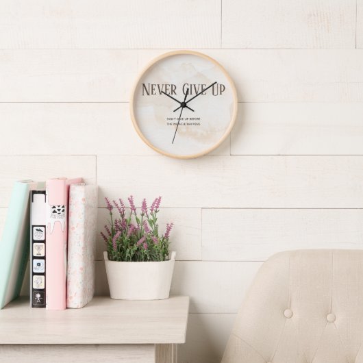 Wasserfarben-Motivationsangebot Uhr (Lesesaal)