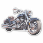 Wasserfarben-Motorrad Aufkleber (Vorderseite)