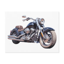 Wasserfarben-Motorrad