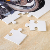 Wasserfarben-Motorrad Puzzle (Seite)