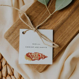 Wasserfarben-Muscheln Geschenkanhänger