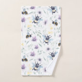 Wasserfarben-Muster Badhandtuch Set (Handtuch)