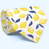 Wasserfarben-Muster Citrus Neck Tie Krawatte