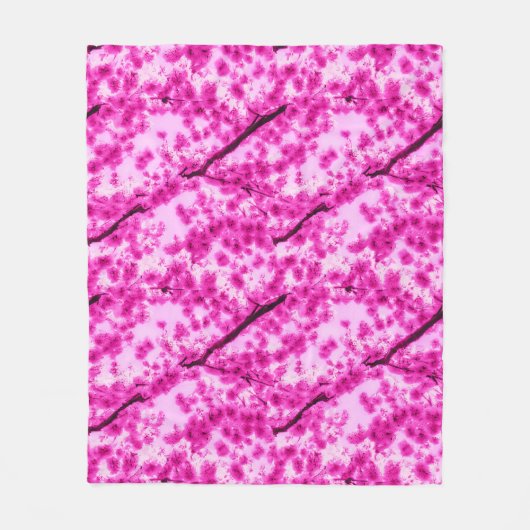 Wasserfarben-Muster Fleecedecke (Vorderseite)