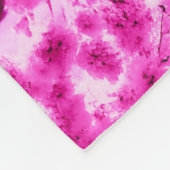 Wasserfarben-Muster Fleecedecke (Ecke)