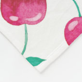 Wasserfarben-Muster Fleecedecke (Ecke)