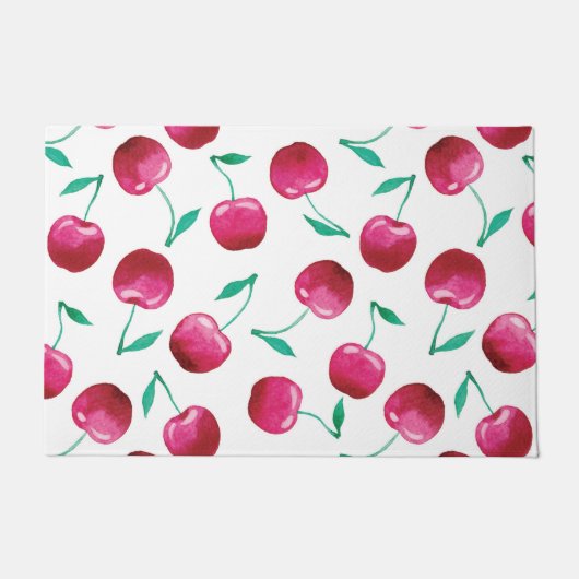 Wasserfarben-Muster Fußmatte (Vorderseite)