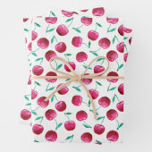 Wasserfarben-Muster Geschenkpapier Set (Beispiel)