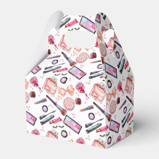 Wasserfarben-Muster Geschenkschachtel (Rückseite)