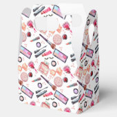 Wasserfarben-Muster Geschenkschachtel (Geöffnet)