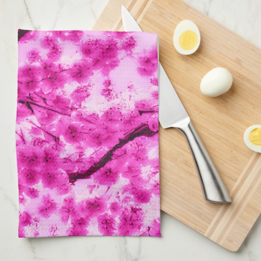 Wasserfarben-Muster Geschirrtuch (Viertel Falte)