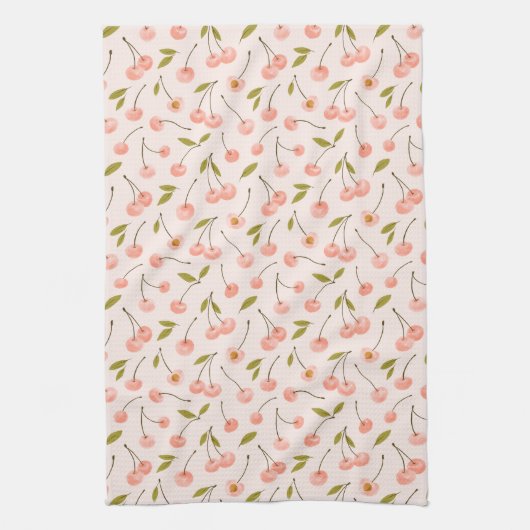 Wasserfarben-Muster Geschirrtuch (Vertikal)