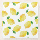 Wasserfarben-Muster Glasuntersetzer (Vorderseite)