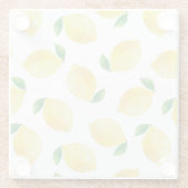 Wasserfarben-Muster Glasuntersetzer (Rückseite)