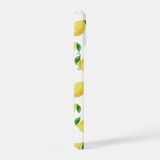 Wasserfarben-Muster iPhone 15 Hülle (Rechte Seite)