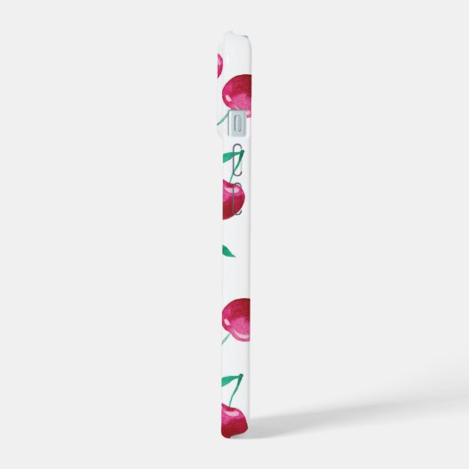 Wasserfarben-Muster iPhone 15 Hülle (Linke Seite)