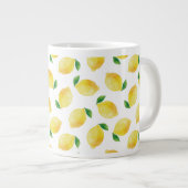 Wasserfarben-Muster Jumbo-Tasse (Vorderseite Rechts)