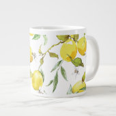 Wasserfarben-Muster Jumbo-Tasse (Vorderseite Rechts)