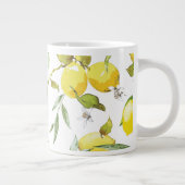 Wasserfarben-Muster Jumbo-Tasse (Rechts)